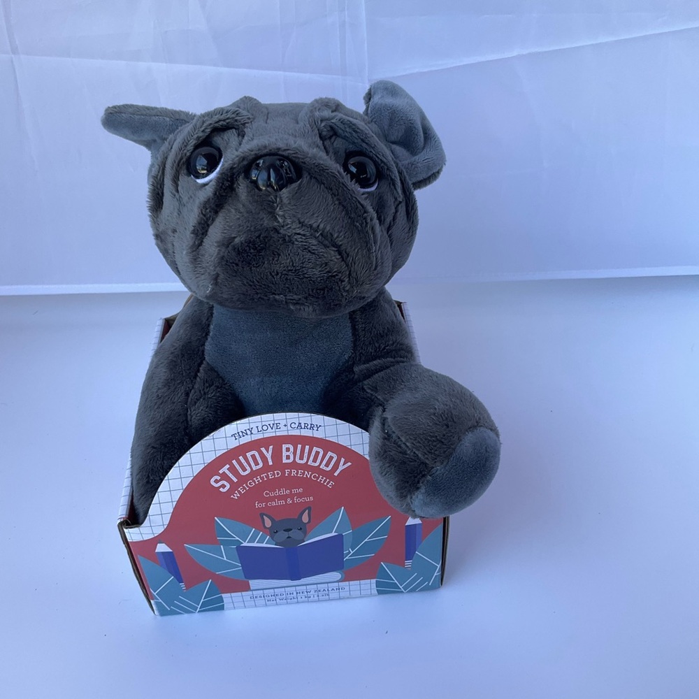 Study Buddy weighted Frenchie for Calm & Focus